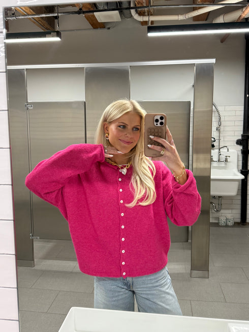 Coco Cutie Cardigan // Fuschia